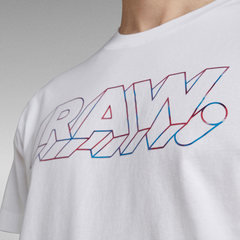 G-Star RAW® 3D RAW. T-shirt Blanc