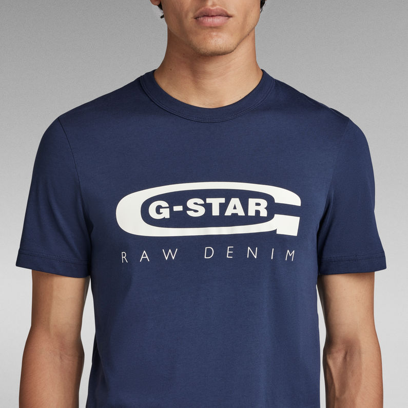 G-Star RAW® Graphic 4 T-Shirt Bleu foncé