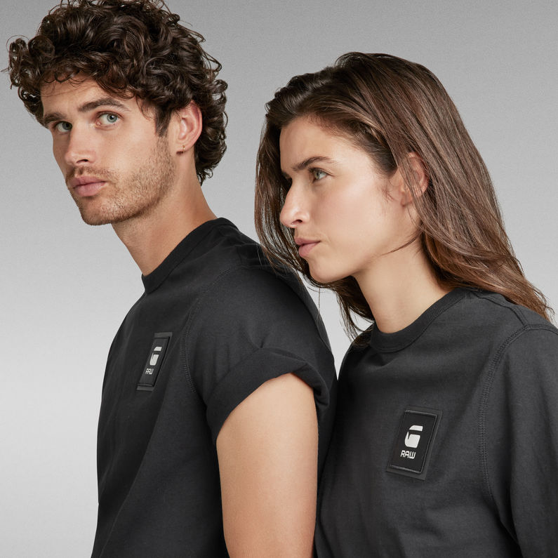 G-Star RAW® Badge logo t-shirt Black