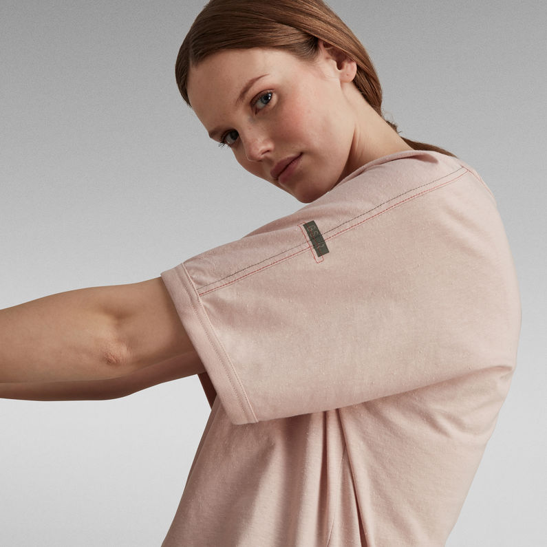 G-Star RAW® Joosa Stitching Details Top Pink