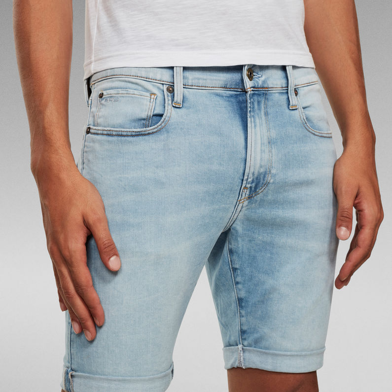 G-STAR® 3301 Denim Slim Shorts Light blue