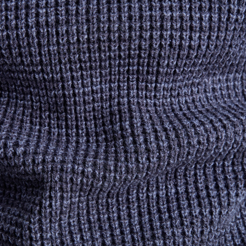 G-STAR® Knitted Sweater Utility Half Zip Medium blue