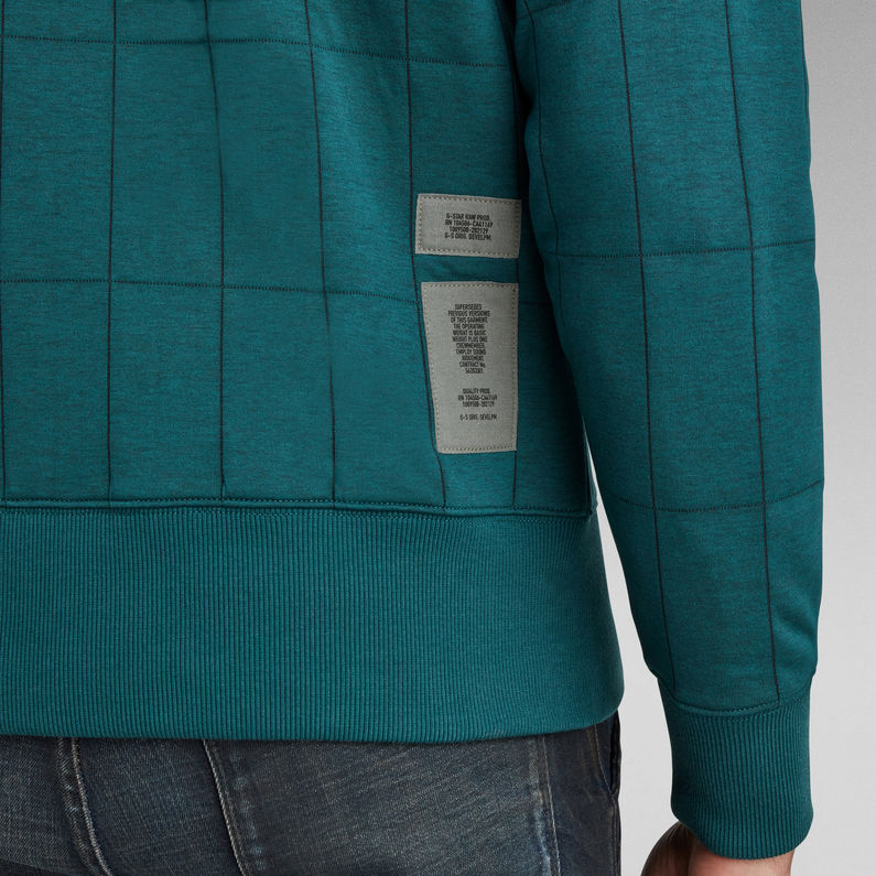 G-STAR® Quilted Sweater Green