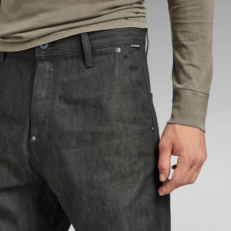 G-Star RAW® Jean Grip 3D Relaxed Tapered Noir