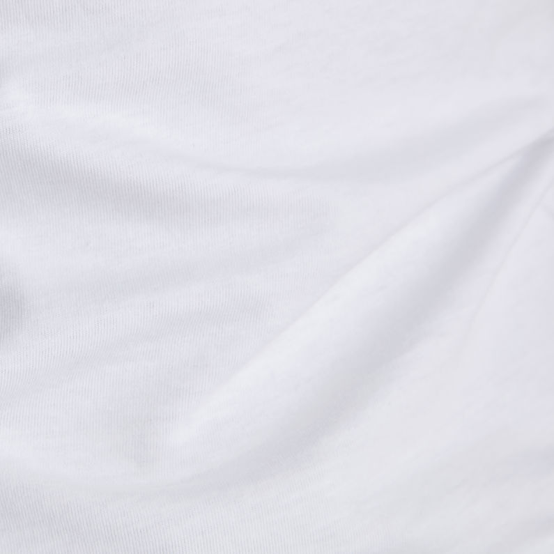G-Star RAW® Color Block Originals Slim T-Shirt Weiß