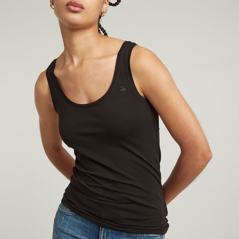 G-Star RAW® Basic Round Neck Tanktop Zwart