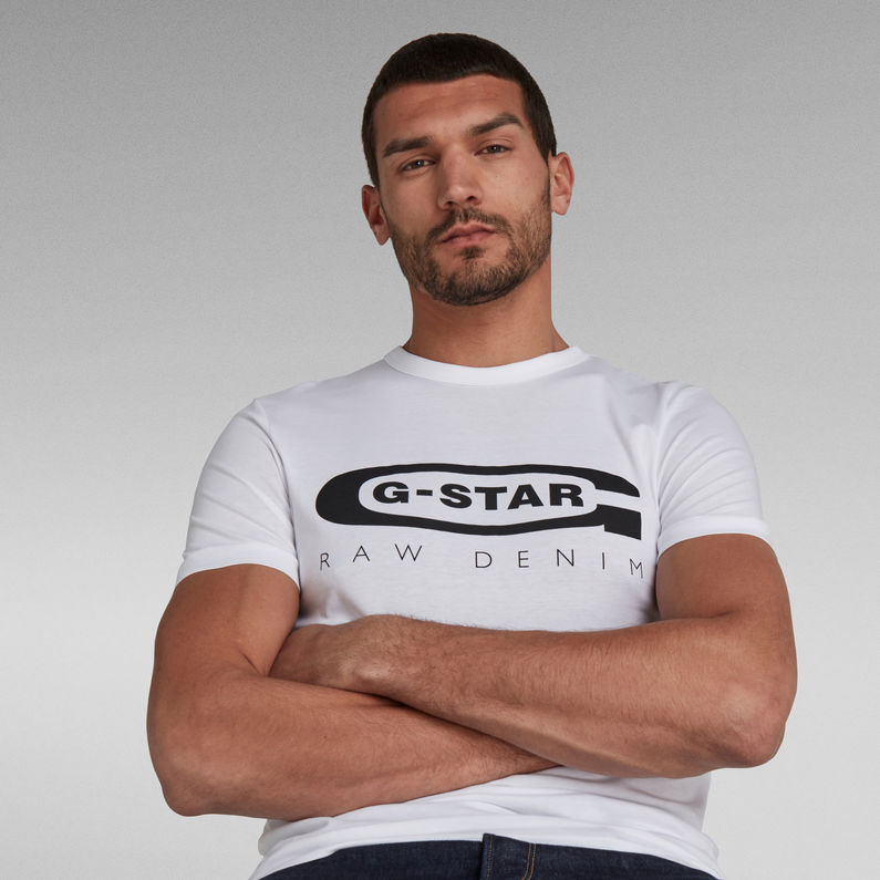 G-Star RAW® Graphic 4 T-Shirt Blanc