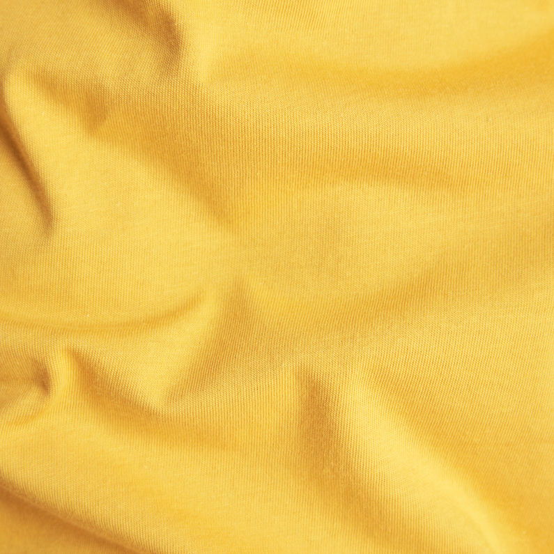 G-STAR® T-shirt Flock Hamburger Logo Jaune