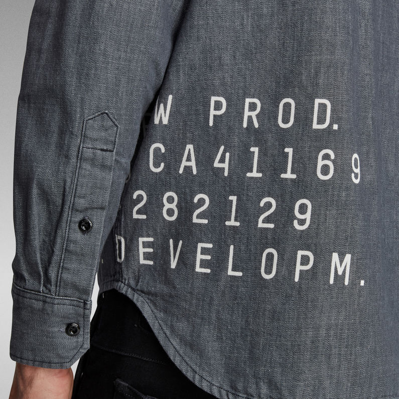 G-STAR® Navy Seal Regular Shirt Artwork Dark blue