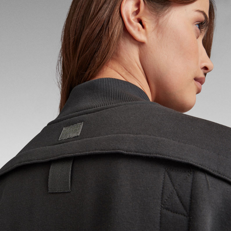 G-STAR® Scoop Hem Sweat Overshirt Grey