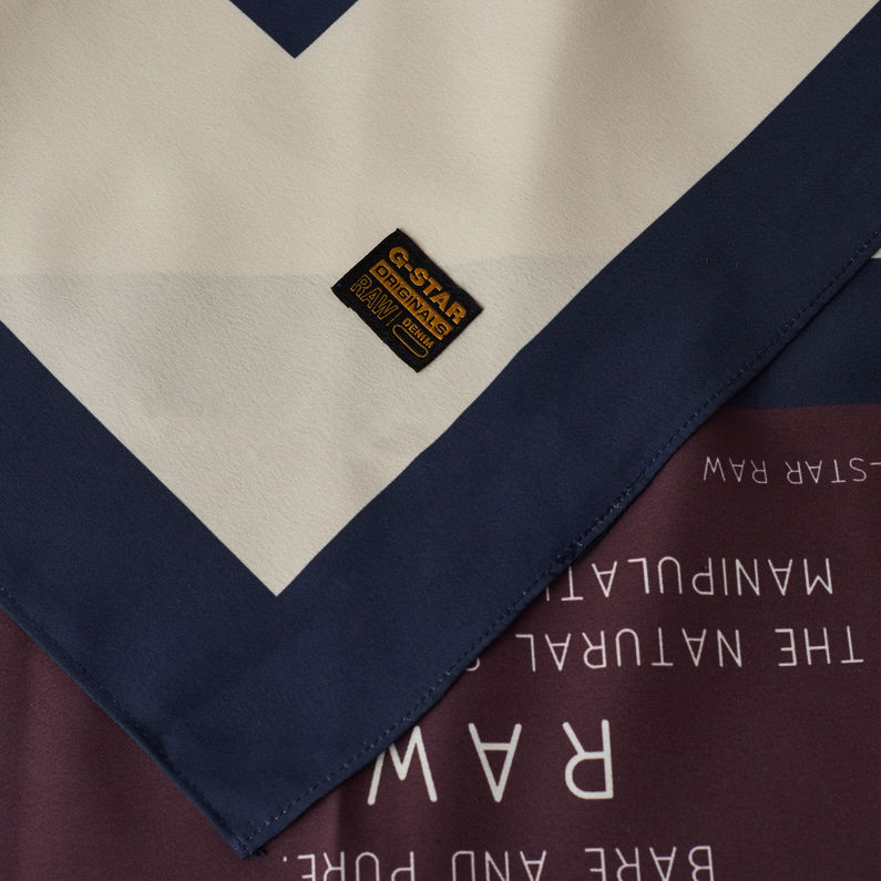 G-STAR® Bandana Logo Azul intermedio