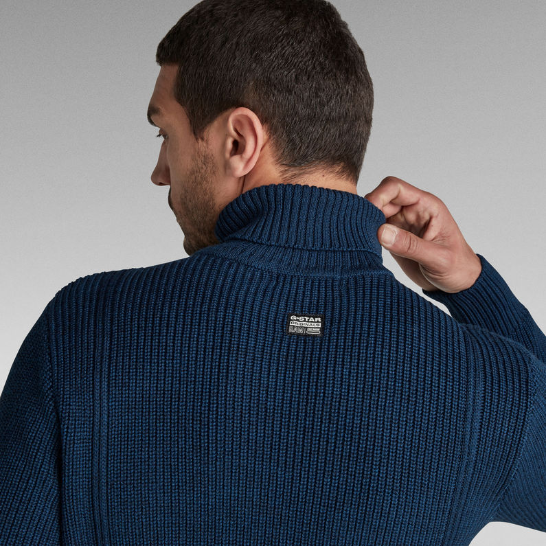 G-STAR® Gebreide wollen coltrui Constructed Meerkleurig