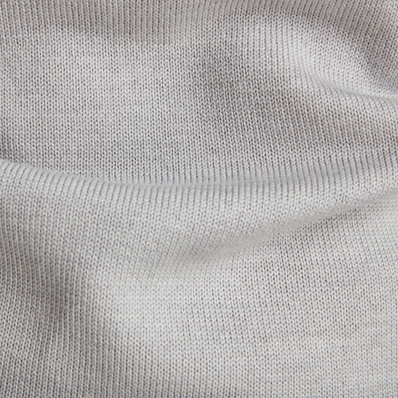 G-STAR® Premium Core Mock Turtle Knit Grey
