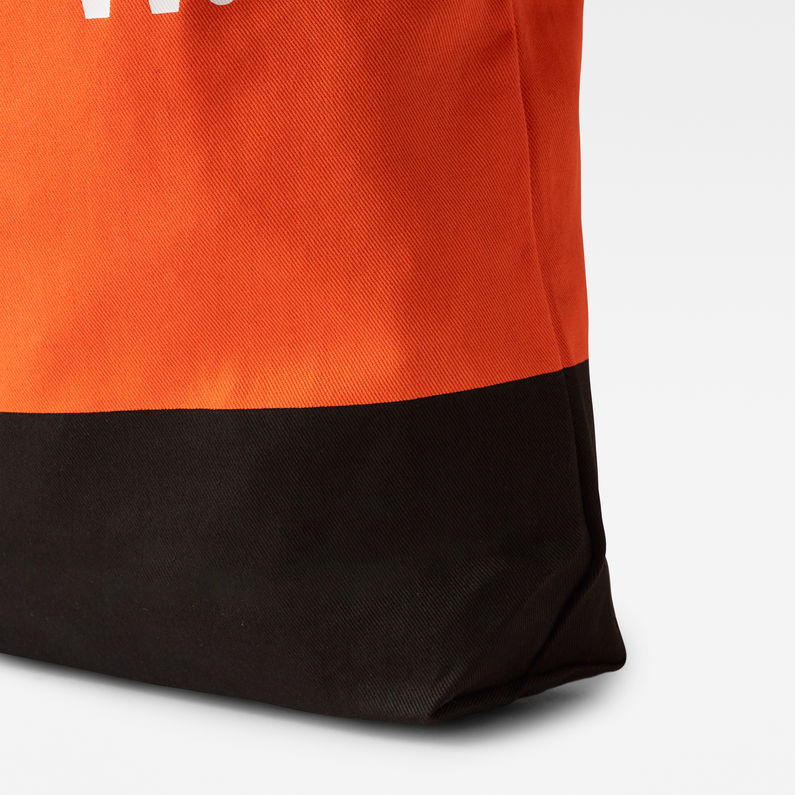 G-Star RAW® Sac shopper Canvas Artwork Orange