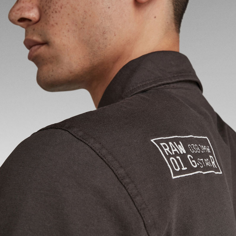 G-STAR® Summer Contrast Poloshirt Grau