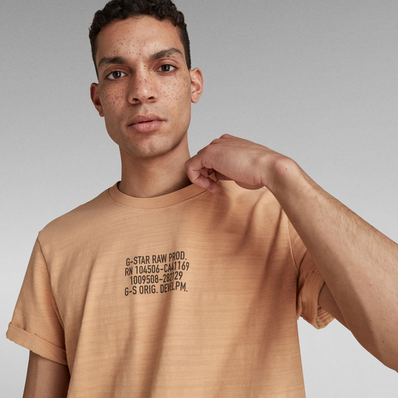 G-Star RAW® T-shirt Chest Text Graphic Lash Rose