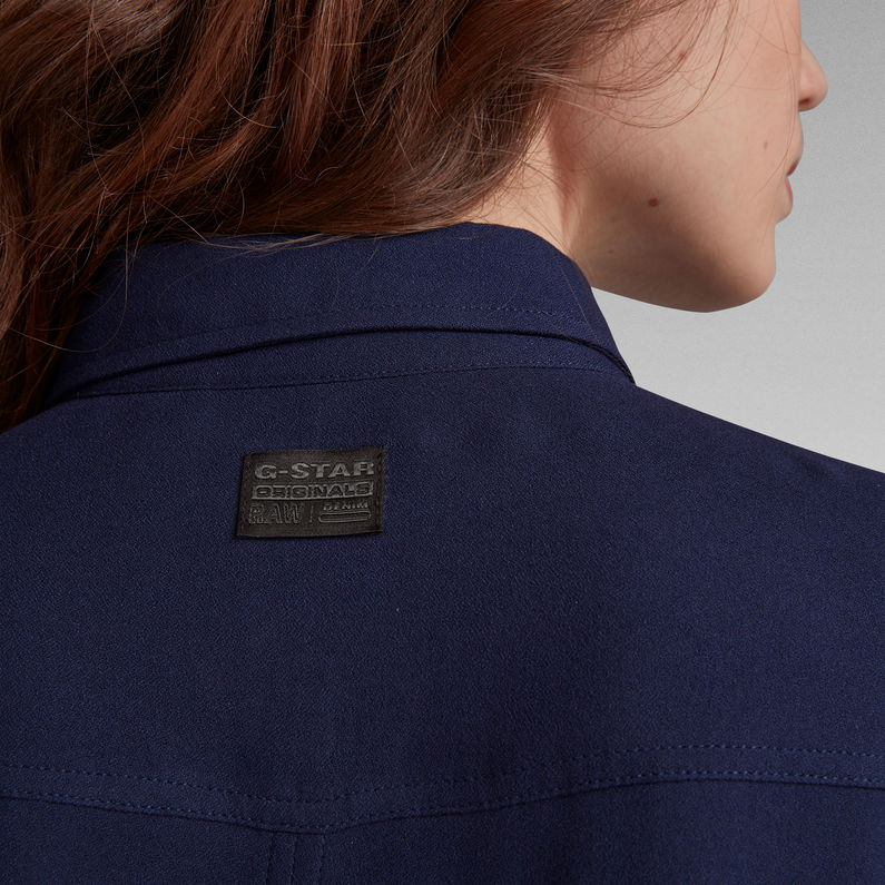 G-STAR® 3301 relaxed shirt wmn l\s Donkerblauw