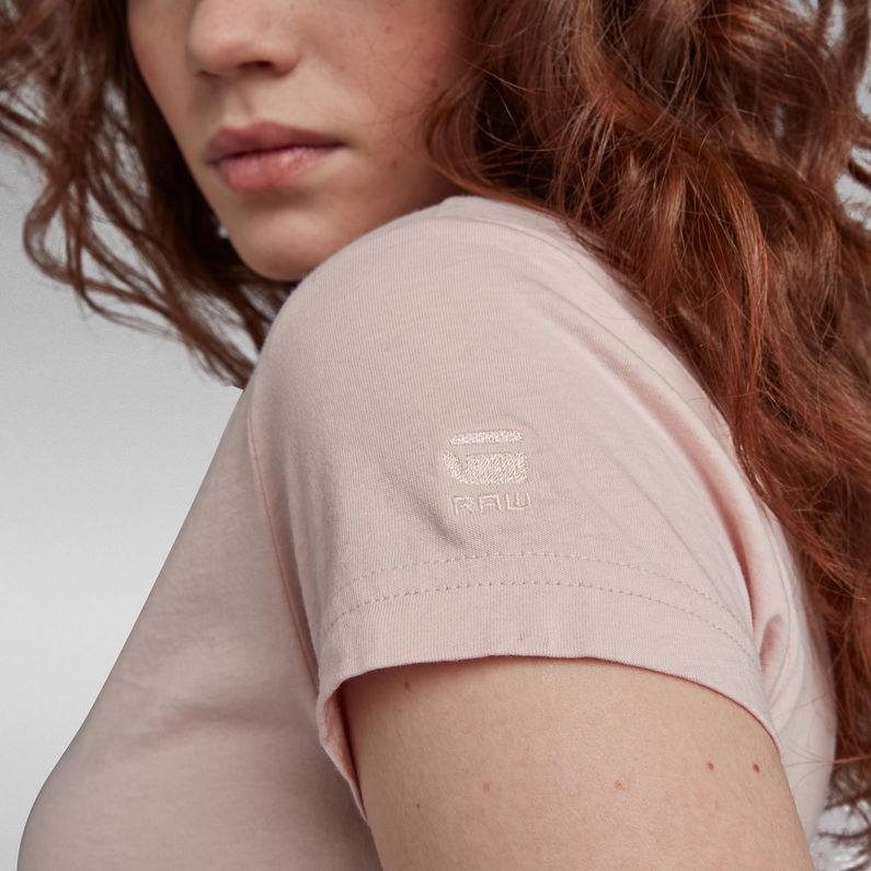 G-Star RAW® Eyben Slim V-Neck Top Pink