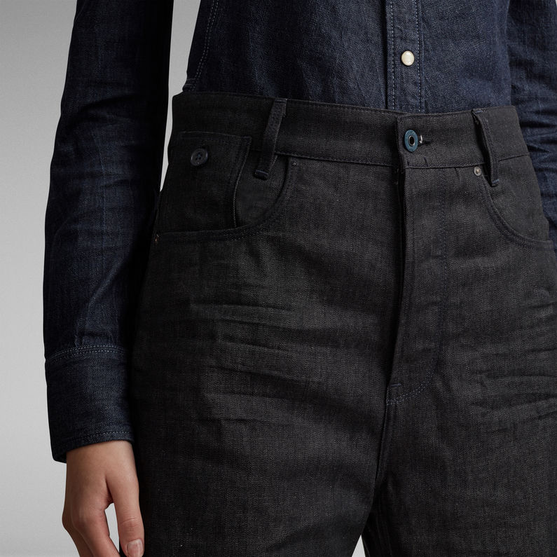 G-Star RAW® Jean C-Staq 3D Boyfriend Cropped Noir