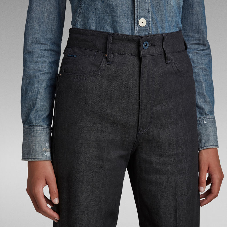 G-STAR® Jeans Deck Ultra High Wide Leg Negro