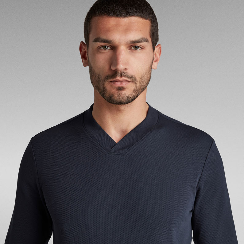 G-STAR® Lightweight V-Neck Sweater Dark blue