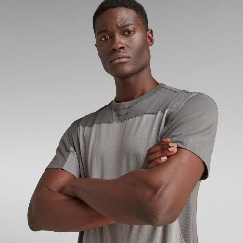 G-STAR® Moto Mesh Motac T-Shirt Grey