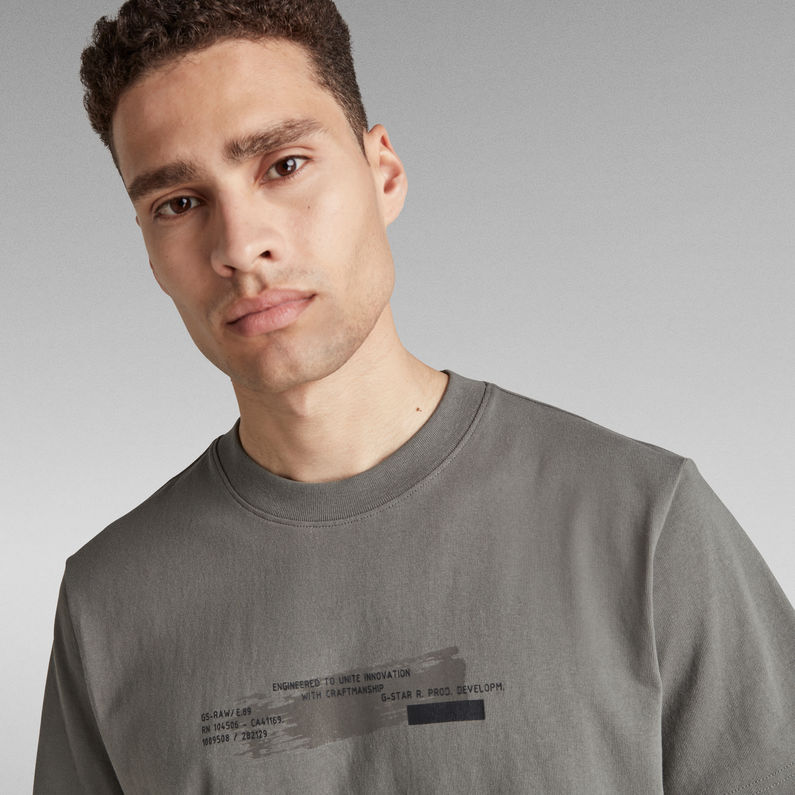 G-Star RAW® Lifevest Patch Loose T-Shirt Grey