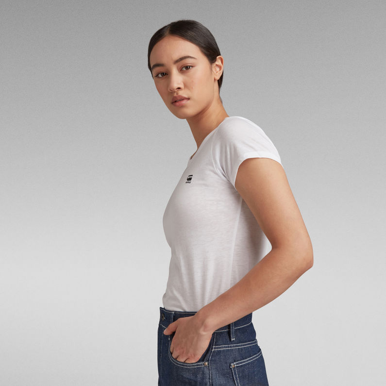 G-STAR® Eyben Slim T-Shirt Wit