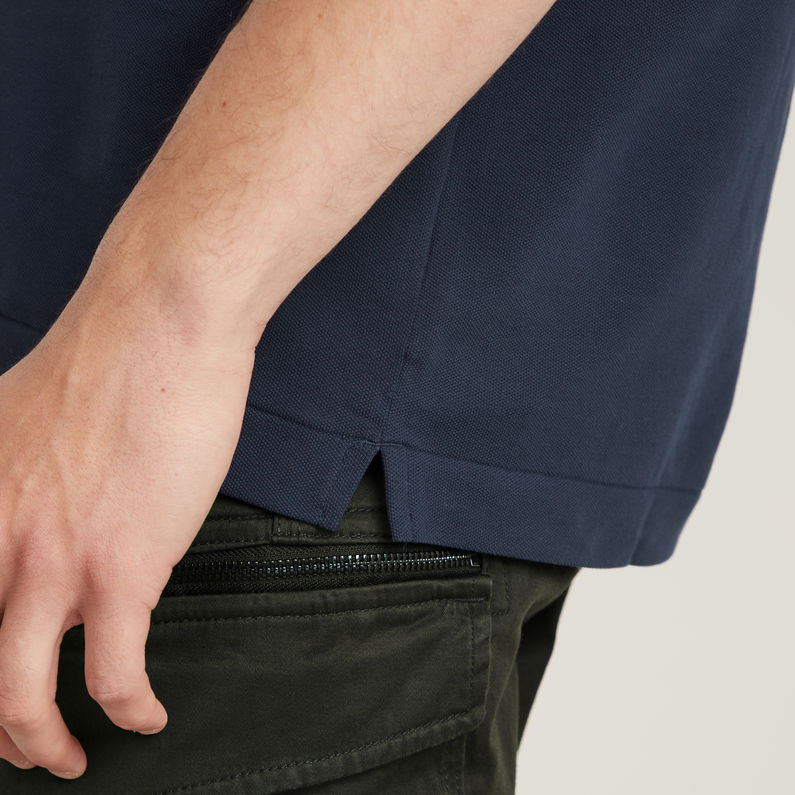 G-Star RAW® Dunda Slim Polo Bleu foncé