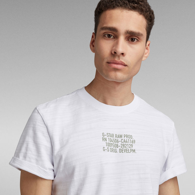G-Star RAW® Chest Text Graphic Lash T-Shirt ホワイト