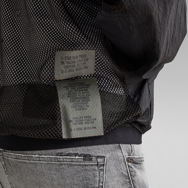 G-Star RAW® Anorak Ripstop Shell Jacke Schwarz