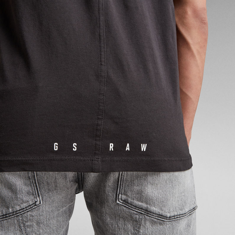 G-STAR® Layer Originals Logo Gr T-Shirt Schwarz