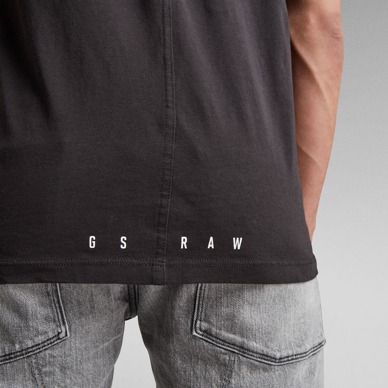 G-Star RAW® Layer Originals Logo Gr T-Shirt Noir