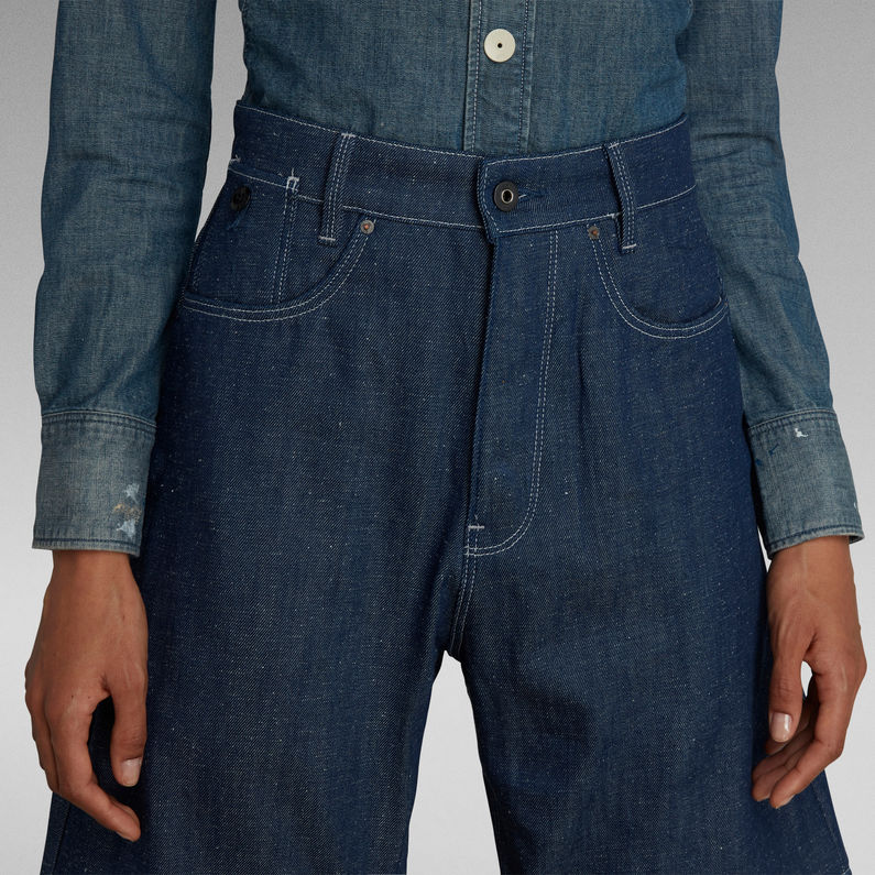 G-STAR® Shorts C-Staq Boyfriend Azul oscuro