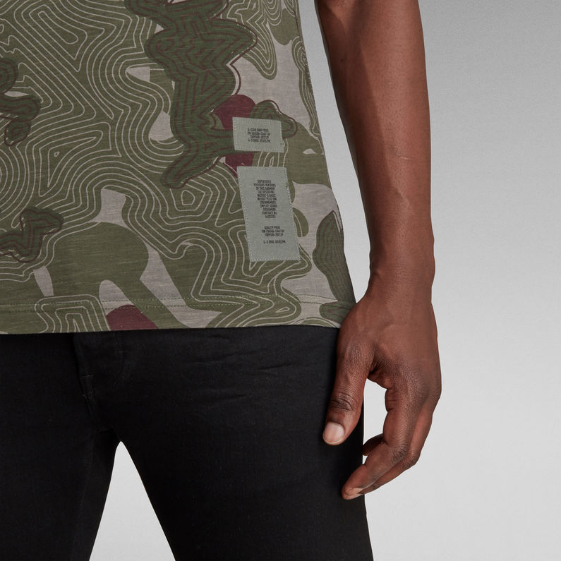 G-STAR® Blur Camo Allover T-Shirt Mehrfarbig