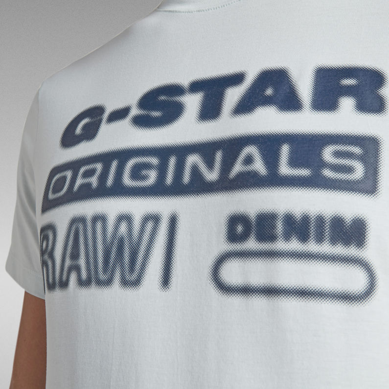 G-Star RAW® Camiseta Originals HD Graphic Azul claro