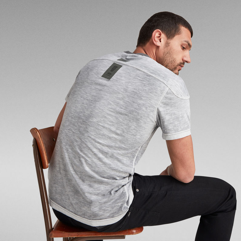 G-STAR® Rugby Spray Loose T-Shirt Schwarz