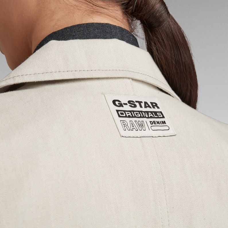 G-Star RAW® Double Breasted Blazer Beige