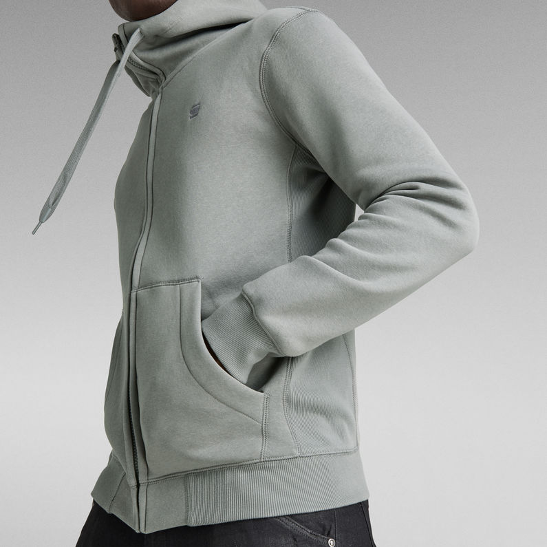 G-STAR® Premium Core Hoodie With Zip Grey