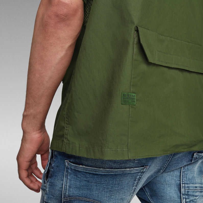 G-Star RAW® Utility Poplin Cropped Shirt Green