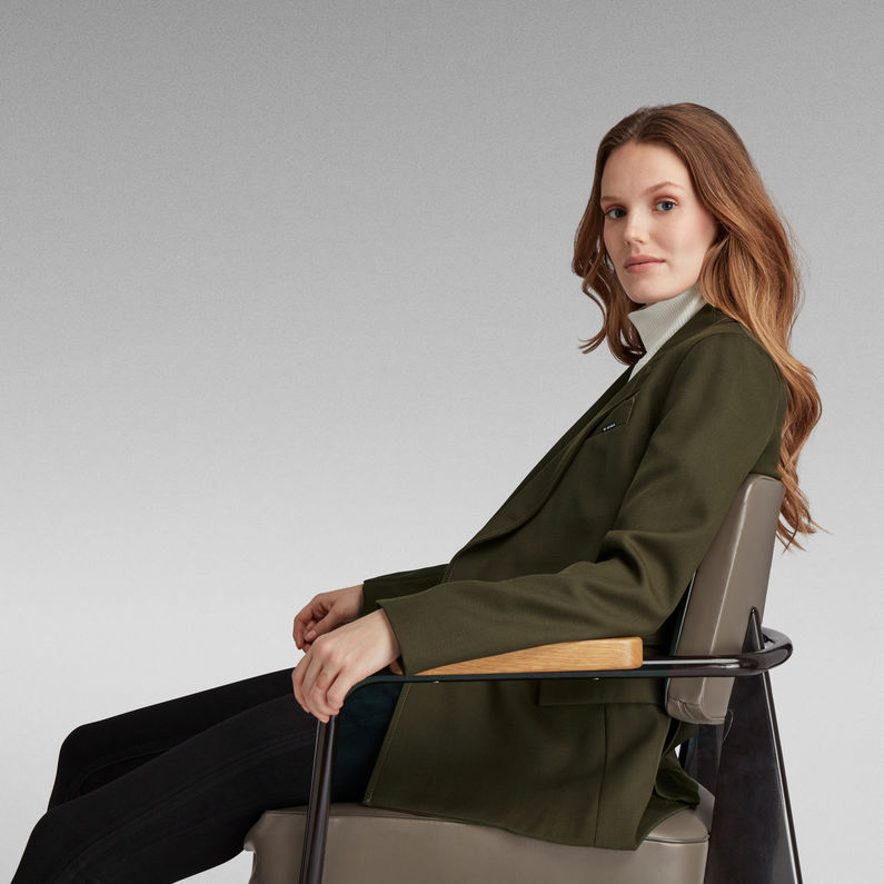 G-STAR® Slim Double Breasted Blazer Braun