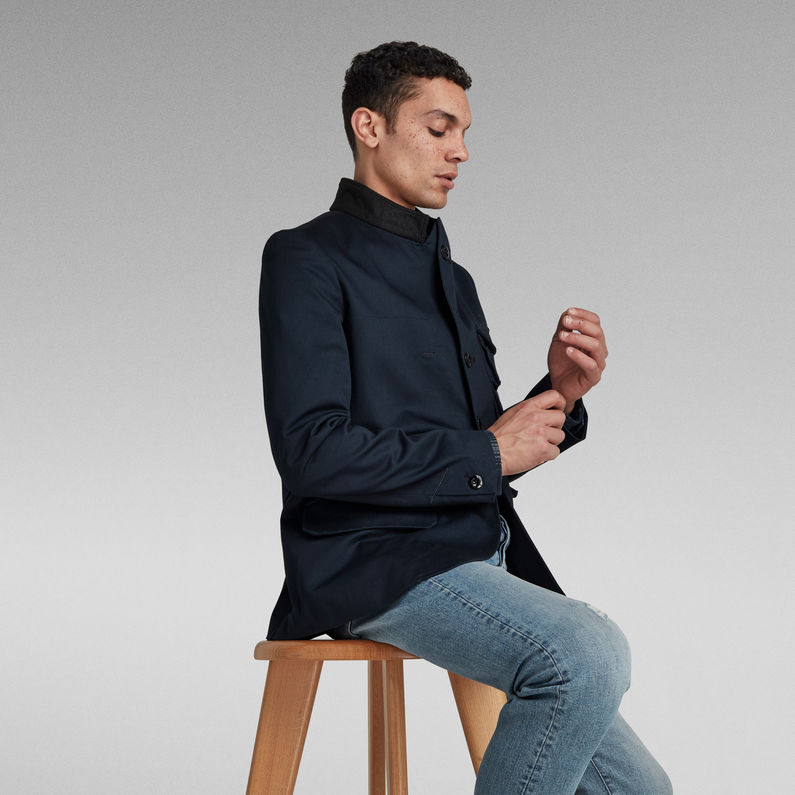G-STAR® Stacked Pocket Blazer Constructed Dunkelblau