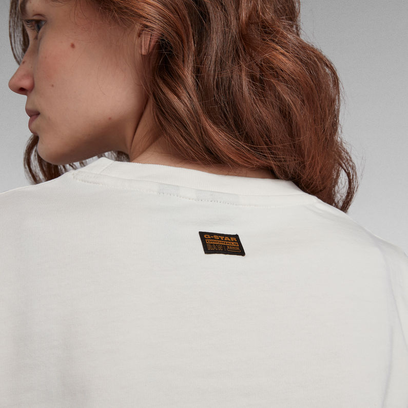 G-STAR® Text Pocket Loose Top White