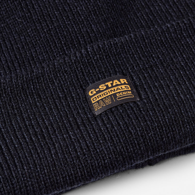 G-STAR® Effo Long Beanie Multi color detail shot buckle