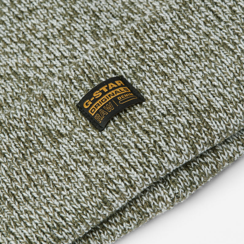 G-STAR® Effo Long Beanie Multi color detail shot buckle