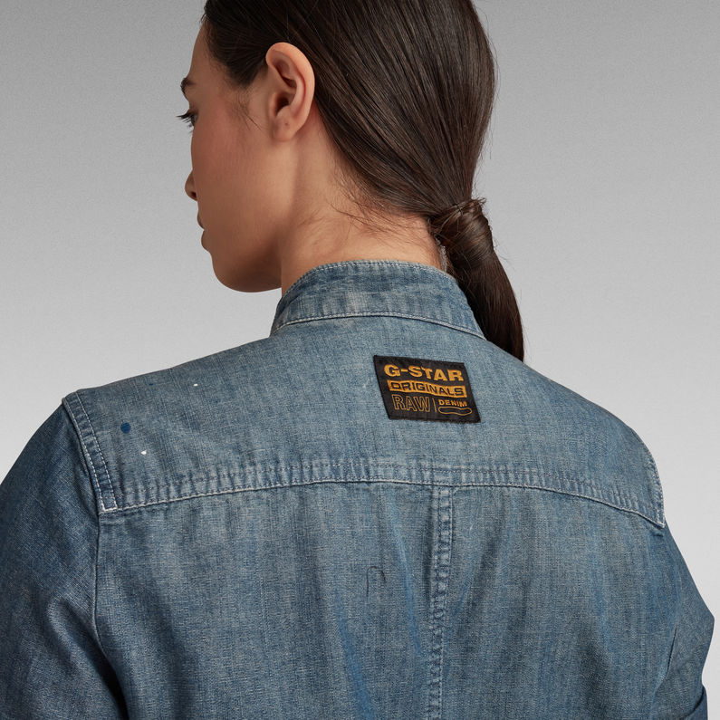 G-STAR® Mono corto Short Sleeve Utility Azul intermedio