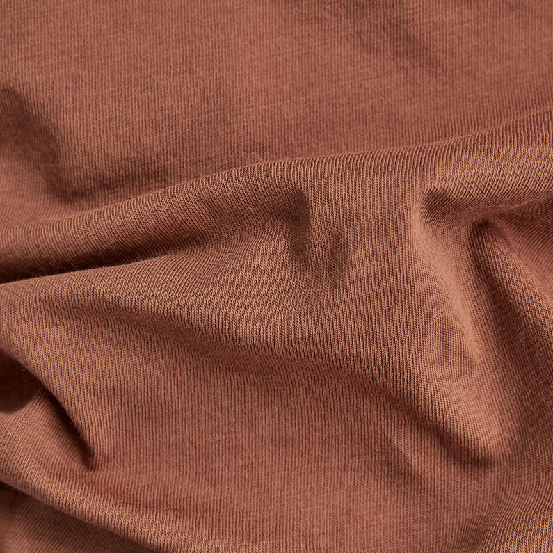 G-STAR® Camiseta Originals Label Regular Fit Marrón