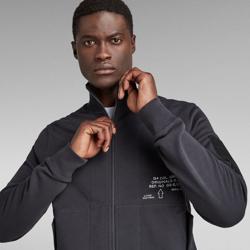 G-STAR® Track Jacket Sweatshirt Mittelblau