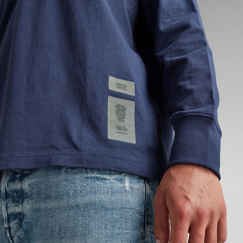 G-STAR® Back Tape Oversized T-Shirt Medium blue