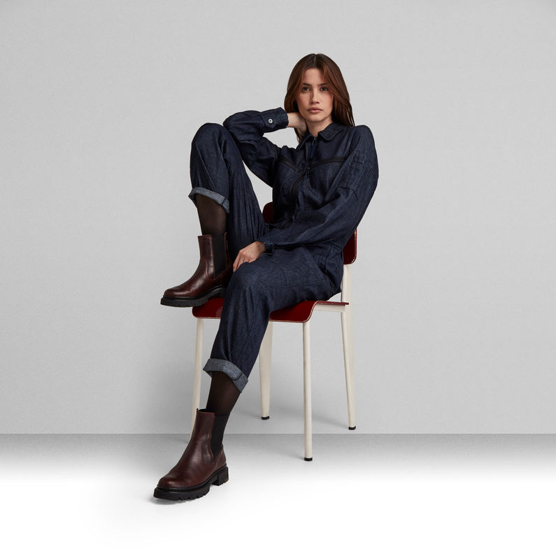 G-STAR® Multi Zip Winter Jumpsuit Donkerblauw